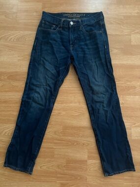American Eagle Outfitters Y2K Men’s Dark Wash Slim Straight Denim Jeans 28/30